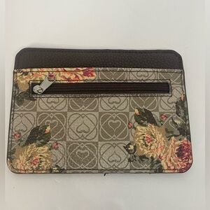 Stone Mountain USA Floral Leather Wallet